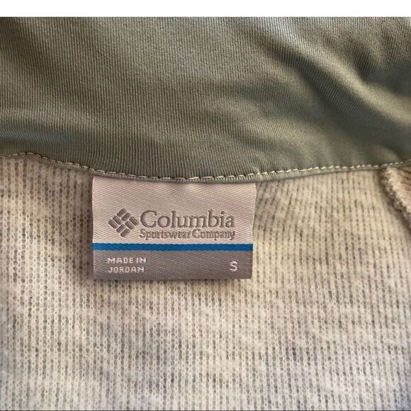 Columbia Half Zip Pullover. Blue/Gray. Sz S. EUC!! - Picture 7 of 12